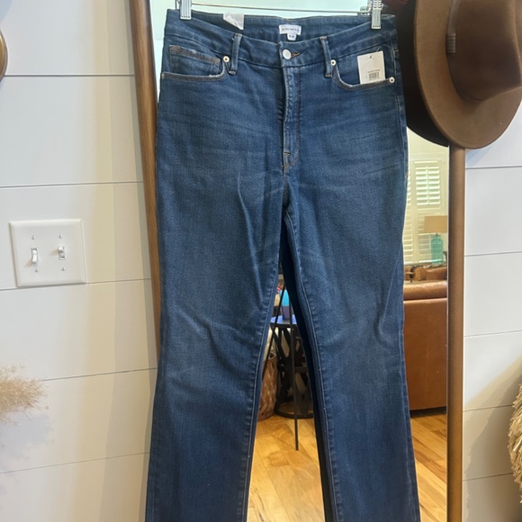 Good American Good Legs Straight Denim Jeans Size 6/28 NWT - Picture 6 of 6
